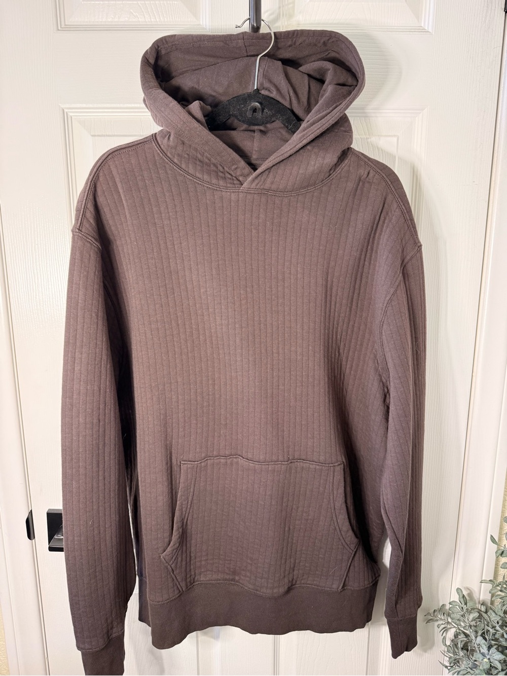 Old Navy Ribbed Hooded Pullover - Brown